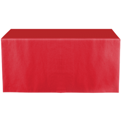 Serwetka składana czerwona 1/4 33/33cm